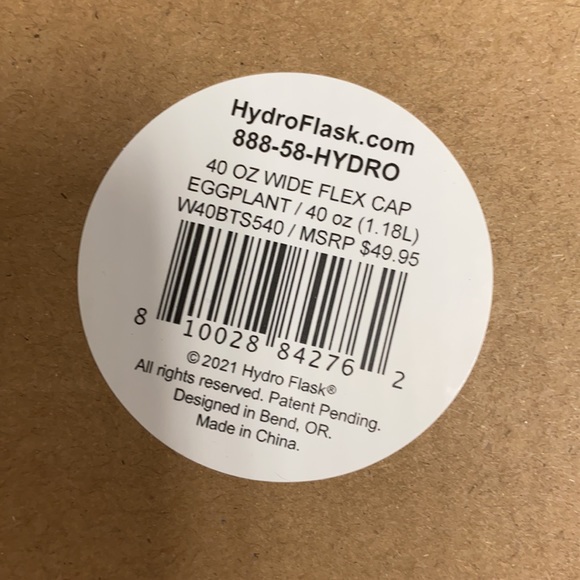 Hydro Flask Dining 4oz Eggplant Hydroflask Wide Mouth Bottle Poshmark
